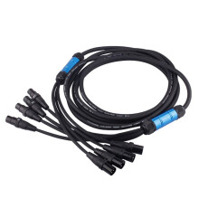 Snake Cable 4-Kanaals XLR-Kabel 3-Pins Mannelijk Naar Vrouwelijk Multimedia Professionele Audio-Verlengkabel voor Het Podium, 10 M