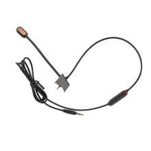 Replacement Game Mic 3.5mm Plug Detachable Gaming Boom Microphone Noise Cancelling Gaming Boom Mic for QC35 QC45