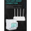 3 Phase 4 Wire 100A Tuya WiFi  Bi-Directional  Power KWh Meter over Under Voltage Protector over Load Protect 4
