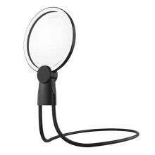 Hands Free Magnifying Glass for Sewing, Flexible Gooseneck Magnifier for Seniors Reading, Low Vision Elderly,Close Work