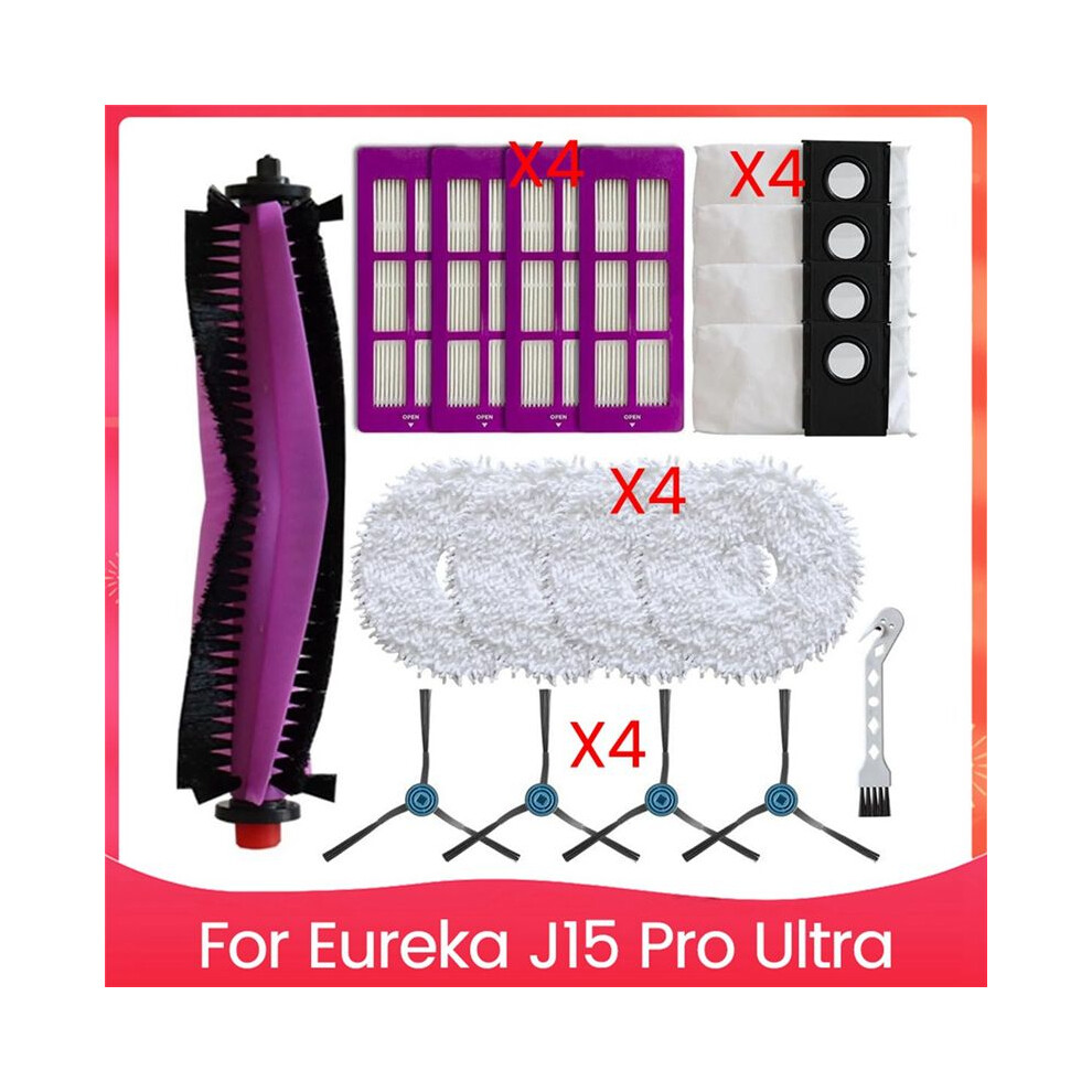 Vacuum Replacement Parts For J15 Pro Ultra, Robotic Vacuum Cleaner Spare Accessories Brush Filters 6032402028126
