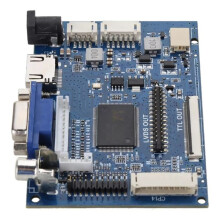 PCB800099 Tela LCD GPS para Carro Placa de Driver LCD Compatível com  VGA AV para TTL RGB LVDS