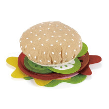10 SZTUK Filcowy Zestaw Burgerów Jedzenie Jedzenie Kuchenne Zabawki Zestaw Miękki Hamburger do Udawania Zabawy Kuchenne Filcowe Zabawki Prezenty