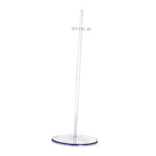 (As show, One size) Transparent Display Stand for 12-Inch Action Figures - Secure and Stylish Holder