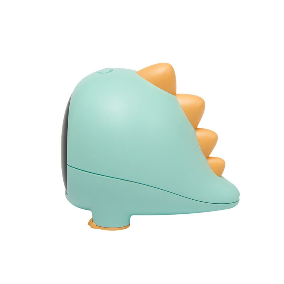 Cartoon Dinosaur Alarm Clock Multifunctional Rechargeable Table Clock Control Digital Clock Green