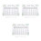 3Sets Clear Acrylic Erasable Note Board Multi Color Hanging Memo Board 6