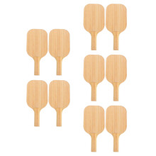 5Pièces Ensemble Raquettes Tennis De Table Bois Ergonomique Pour Malvoyants
