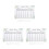 3Sets Clear Acrylic Erasable Note Board Multi Color Hanging Memo Board 8