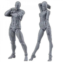 (As show, One size) 1 Set Drawing Figures For Artists Action Figure Model Human Mannequin-Yvan