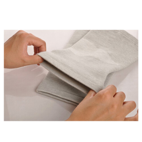 2Pairs Grey Knee Compression Sleeves Durable Brace 1