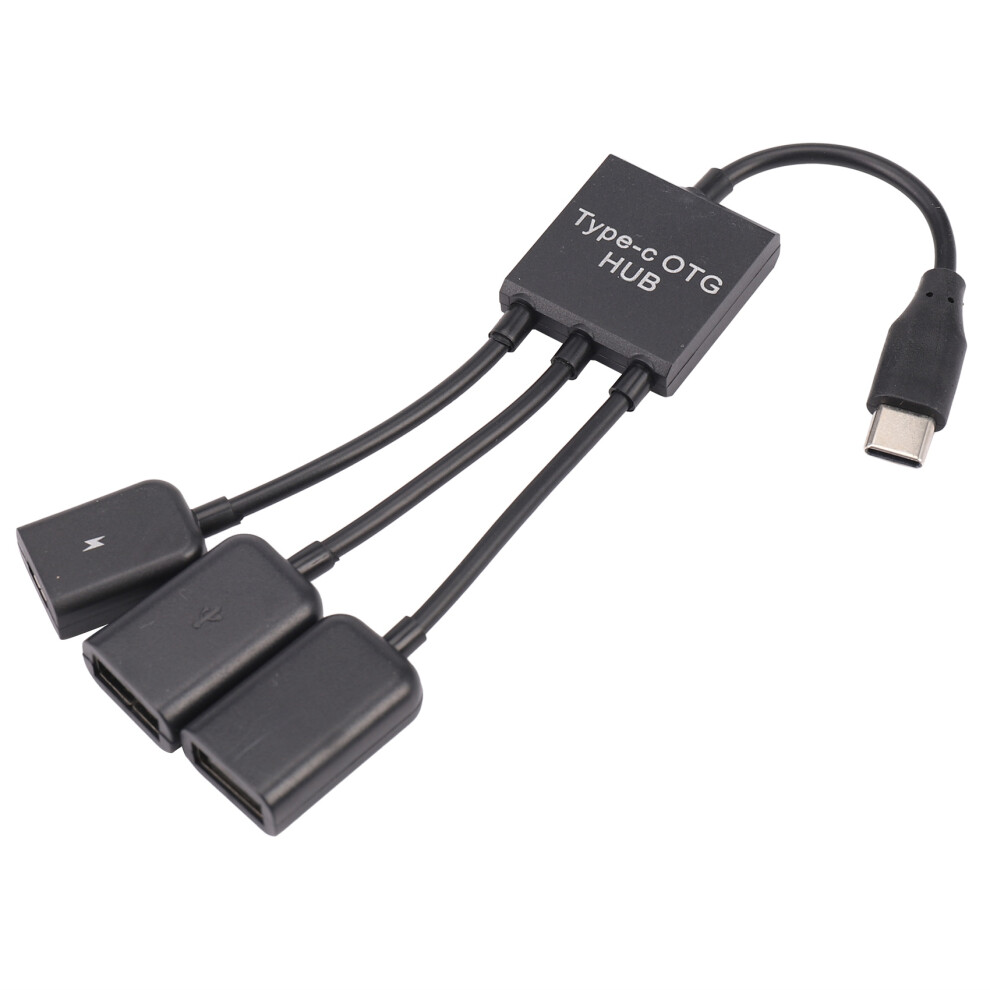 Usb 3.1 Type C Male To 2 Dual Usb A 2.0 Female + Micro-Usb Female 3 In 1 Otg Hub 6132286725316