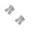 2Pairs Grey Knee Compression Sleeves Durable Brace 9