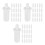 240Pcs Spring Loaded Plastic Shutter Repair Pins White Replacement Kit 7