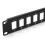 Panel Mount Patch Panel Data Inserts 16 Port 19 inch Data Cabinet Black 1