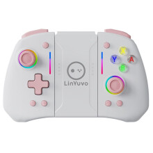 LinYuvo Wireless Gamepad for with Color Lights Six-Axis Body Sense Back Button Wake Feature for B