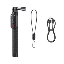 AMagisn Remote Selfie Stick 5.1 RC Grip 1m Pole for Insta 360 X4 X3 Ace Pro 13 12 11 10 Smartphones A