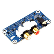 Waveshare for Raspberry Pi DAC Audio Expansion Board PCM5122 I2S DAC HIFI Sound Card Free-Driver for PI5/PI4/Zero PCM5122