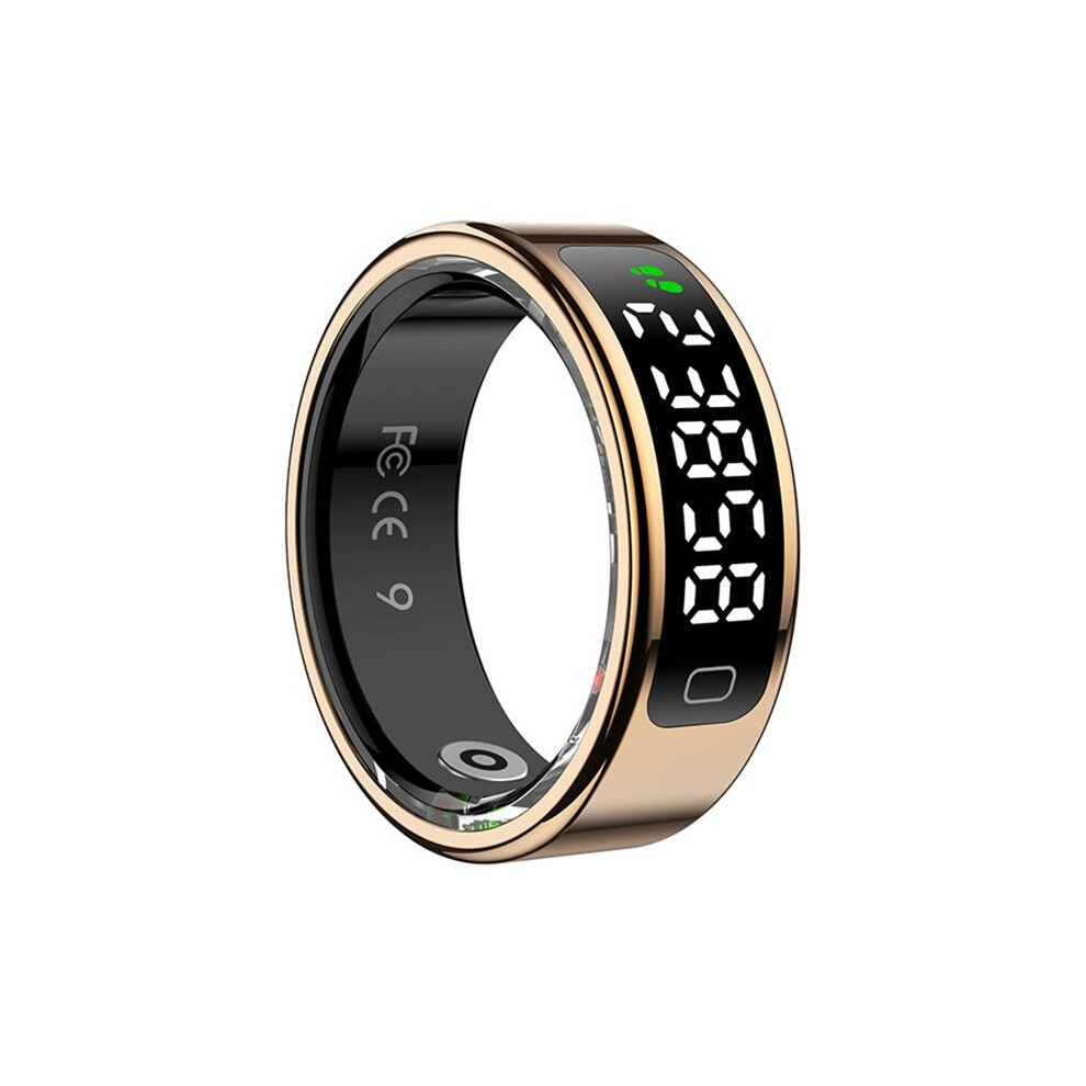 R11C  Ring Health Heart Rate Blood Oxygen Sleep Monitoring Fitness Tracker Ring with Display Screen  Ring B