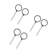 6Pièces Lentilles Optical En Verre Pour Cours Physique