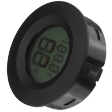 Thermomètre Hygromètre Digital Intérieur Plastique Noir