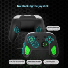 Protective Case for Switch2 PRO Game Controller Protection Set for Switch2 PRO Gaming Controller Silicone Joystick Cap A