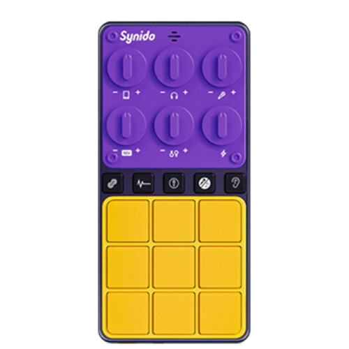 Synido Mobile Phone Live Broadcast Sound Card Live Streaming Host Singing Handheld