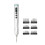 RF4 RF-ED4 Electric Screwdriver Set 42 Bits 4-Speed Multi-Function Tool for Mobile Phone Repair and Disassembly 1