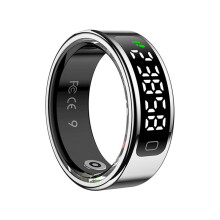 R11C  Ring Health Heart Rate Blood Oxygen Sleep Monitoring Fitness Tracker Ring with Display Screen  Ring A