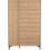 Seconique Miami 3 Door Wardrobe - Oak Effect with Black Feet 6