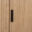 Seconique Miami 3 Door Wardrobe - Oak Effect with Black Feet 3