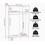Seconique Miami 3 Door Wardrobe - Oak Effect with Black Feet 4