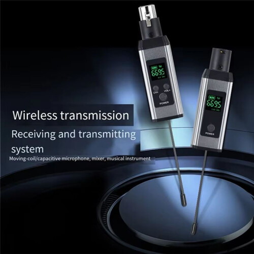 Wireless Microphone Converter Microphone Transmitter Receiver XLR Microphone Wireless System for Dynamic Microphone B 1