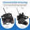 C-20T FPV Câmera Gimbal Pan Tilt Mount 3-Axis FPV  Tracking Compatível com Walksnail Avatar Moonlight para FPV Drone 4