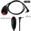 Nurse Pager Button   3.5mm Emergency Call Button  Nurse Station Telephone Plug Button  Cable 1.8m 2