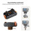 Adapter Base for  Action5 Pro/4/3 Dual Interface Plate Magnetic Quick Release Base Quarter Dock 4