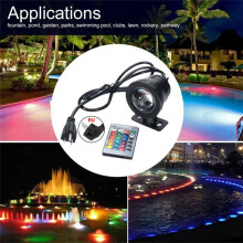 Outdoor Fountain Pool Spotlight Fountain Aquarium Swimming Pool Lighting with Plug Pool Light Fountain Light EU Plug