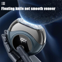 Electric Shaver High Speed Motor Waterproof USB Rechargeable Shaver Travel Portable Rotary Shaver
