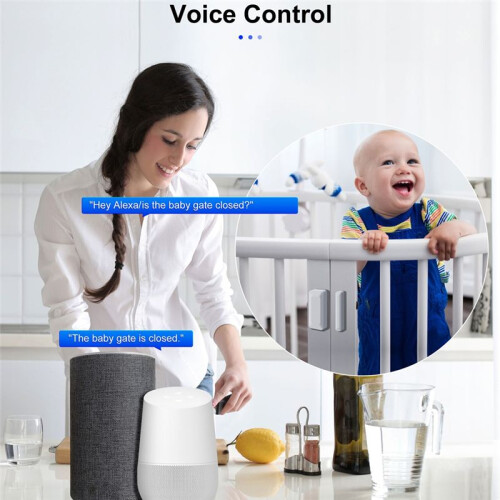 Tuya Zigbee Door Sensor Window Sensor Wireless  Door Sensor Alarm Support Home Security&Automation 2