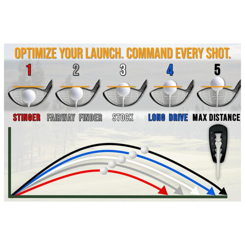 Height Right Adjustable  Tee Height Tool - Precision Tee Height Setter for Consistent Swing  Training 2