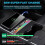 USB Hub Docking Station with Rainbow Light 4  Retractable Light-Ning&Type-C Fast Charging for  Model 3 4