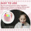 Kids Karaoke Machine, Portable  Speaker with 2 Wireless Microphones 8