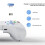 LinYuvo Wireless Gamepad for   with Color Lights Six-Axis Body Sense Back Button Wake  Feature for  A 4
