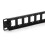 Panel Mount Patch Panel Data Inserts 16 Port 19 inch Data Cabinet Black 2