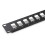 Panel Mount Patch Panel Data Inserts 16 Port 19 inch Data Cabinet Black 5