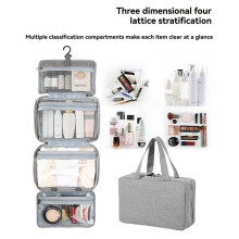 Women Makeup Bags Travel Cosmetic Bag Foldable Toiletry Bag Storage Bag Hanging Storage Travel Cosmetic Bag A