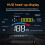 Universal OBD Car Speedometer HUD Windshield Projector LED Digital Car - Display GPS with Speed Warning 2