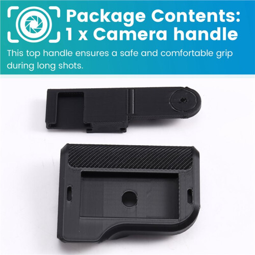 For  Ace Pro 2 Camera Handle 3D Printed Action Camera Grip with Quick Release Shutter Button Expandable Adapter 1