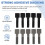 Reusable Cable Ties-50 Pack Heavy-Duty Self-Adhesive Hook & Loop Tape, Multi-Purpose Cord Organizer for Home, Office 3