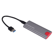 M2 SSD Case M.2 To USB 3.1 Gen 2 10Gbps NVMe SSD Enclosure for NVMe PCIE M Key/ (B+M) Key SSD Hard Disk, M2 SSD Case AC