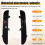 Dynamic LED Side Mirror Blinker Flowing Light for  208 2008 2012-2020 for  C3 Black 4